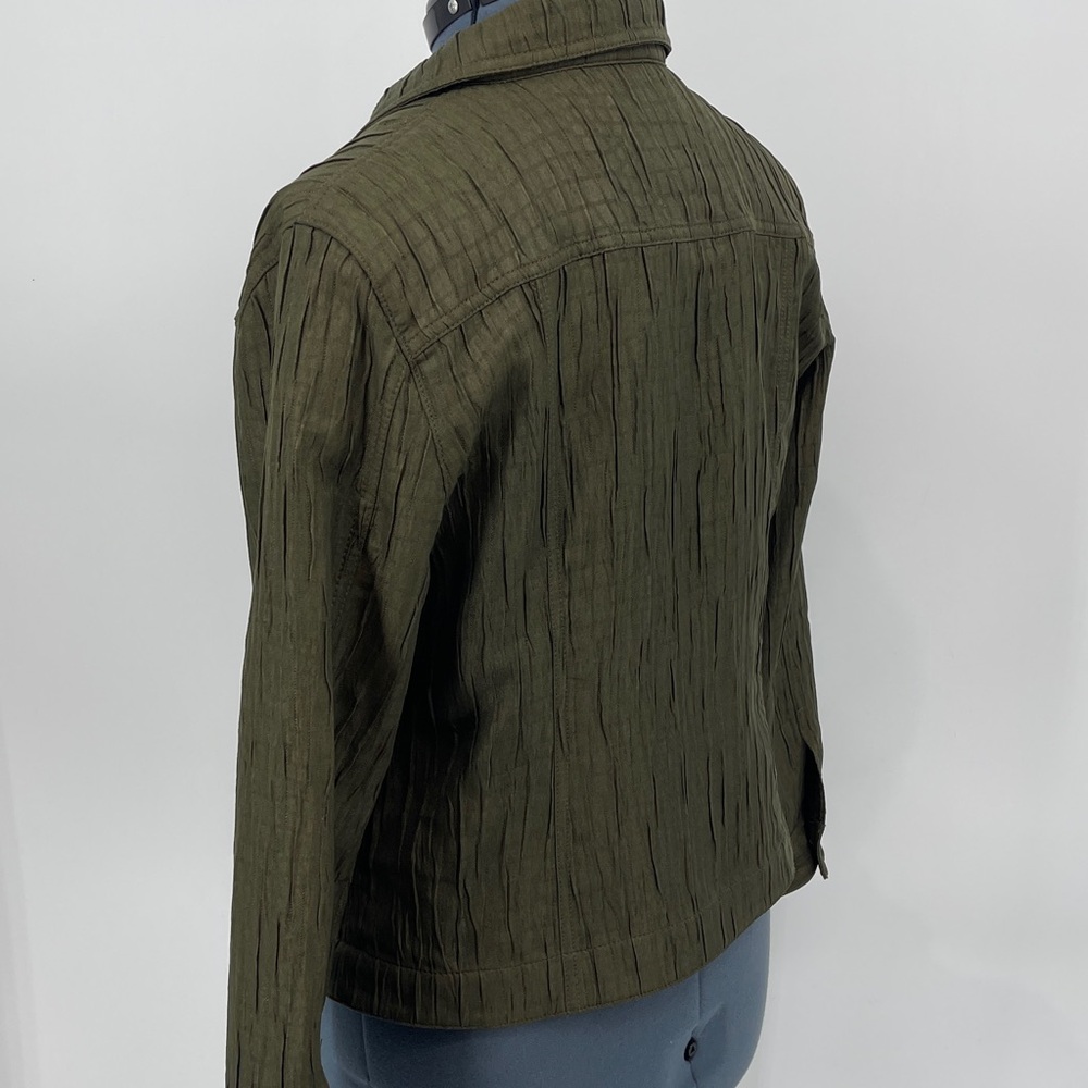 Ruby Rd. Textured Jacket WOMENS SIZE 12 green - Picture 3 of 8